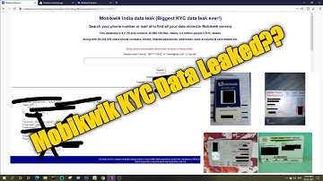 Mobikwik Data Leaked?? Mobikwik 3.5 Million Users Data Breach?? @mobikwik