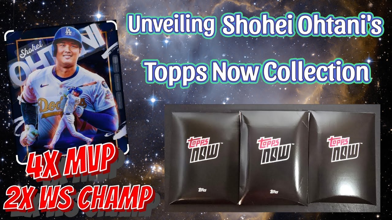 Представляем коллекцию Topps Now Shohei Ohtani! Собираем несколько рекордных отметок Shohei.