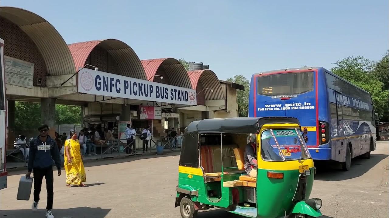 GNFC Bus Stand & Narmada Chowkadi Bharuch Gujarat India October 2021