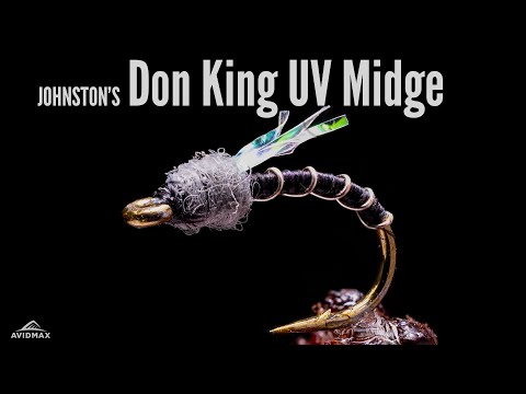 How to Tie the Johnston's Don King UV Midge fly tying video