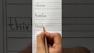 How to Write 13 Spelling || Number to Words || Learn to write 14 Fourteen || Math for Beginners