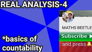 REAL ANALYSIS-4 || 👇👇link || countability