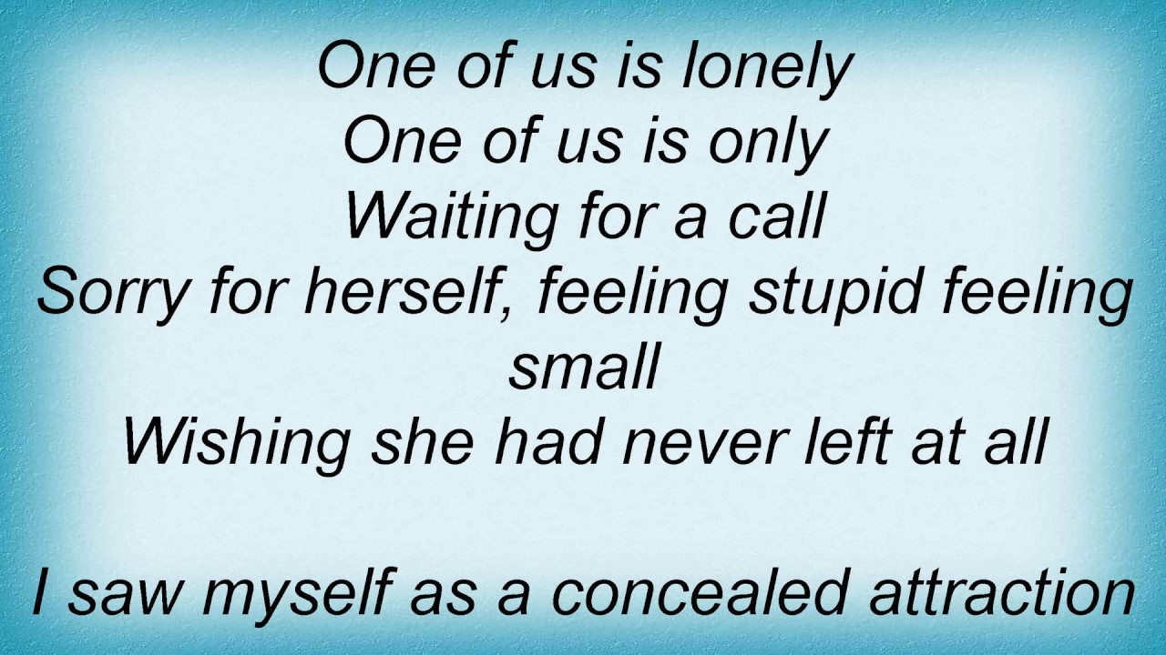 Abba - One Of Us Lyrics - Youtube