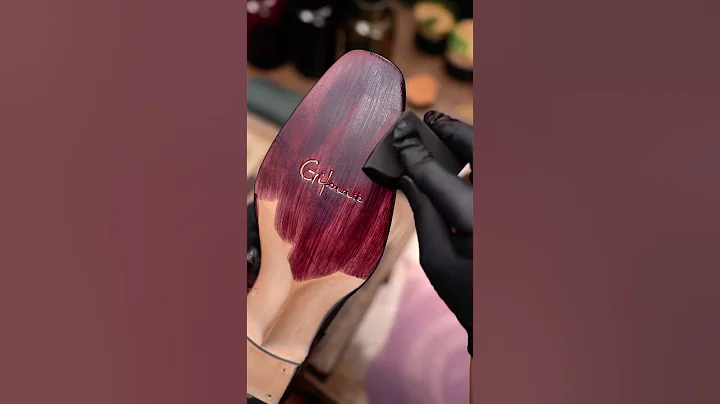 GIFENNSE SHOES | The coloring process of Burgundy loafers #shoes #leathershoes #dressshoes C
