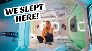 We Stayed in a Capsule Hotel! (Full Tour) | Akureyri, Iceland Vlog 2021 | Staying in a Capsule Hotel