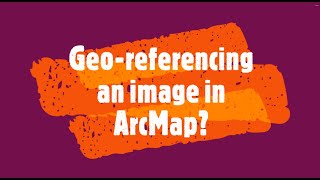 How to georeference an image in ArcGIS? || Georeferencing in ArcGIS