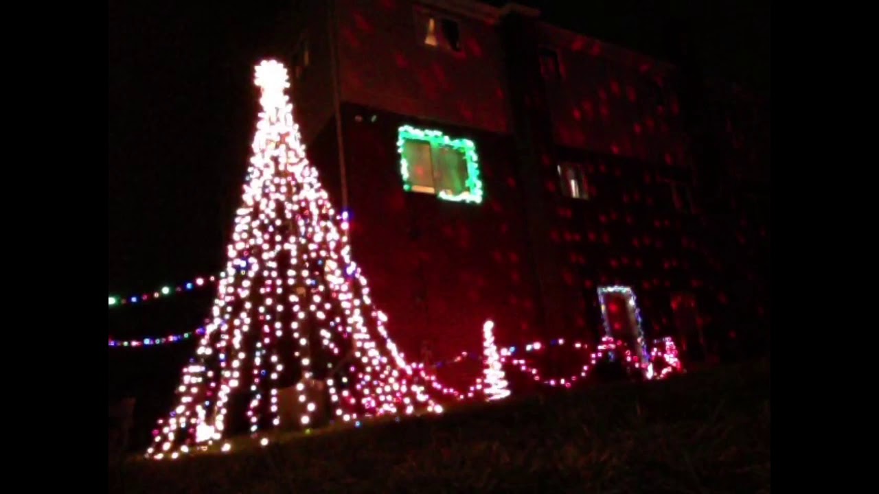 Mr Christmas outdoor lights and show Part 2 YouTube