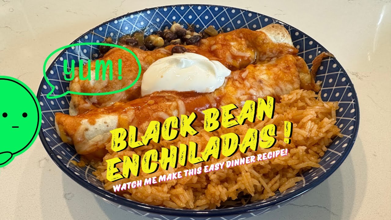 Ultimate Black Bean Enchiladas: Easy, Cheesy, and Full of Flavor! - YouTube