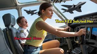 She Landed the Plane Alone — And the F 22s Whispered Her Call Sign