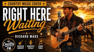 Right Here Waiting – Richard Marx | Country Music Cover (Lyrics Video) | The Country FM