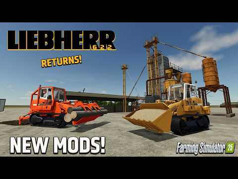 FEED, DRYERS & Liebherr 622 RETURNS?! NEW MODS / UPDATES (GUIDE/REVIEW) Farming Simulator25