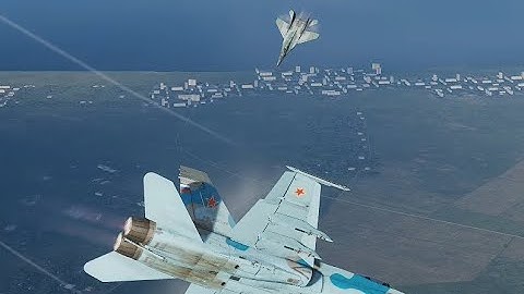 DCS World: Descending rolling Scissors: Mig-29a ~ F-18c