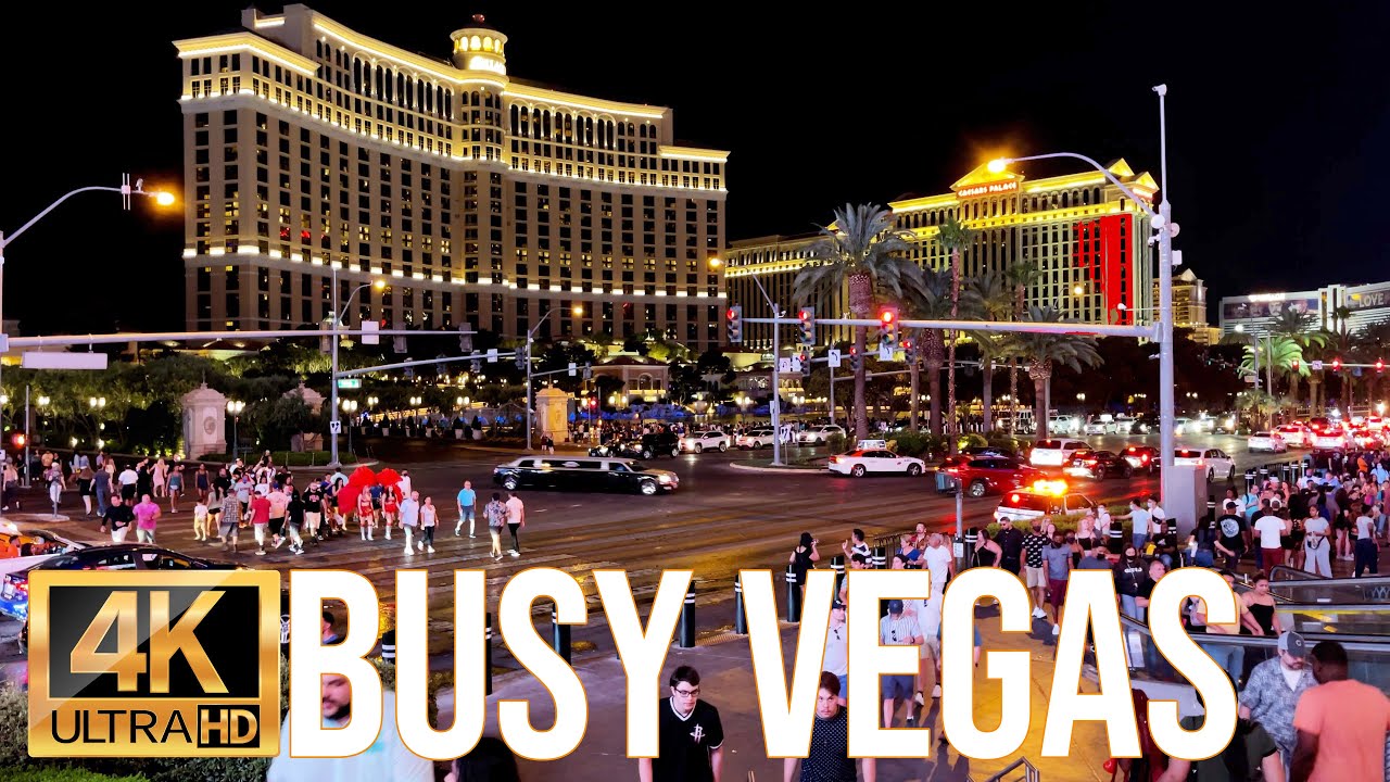 Shocking to See How Busy Vegas is Now - Vegas in 4k - YouTube