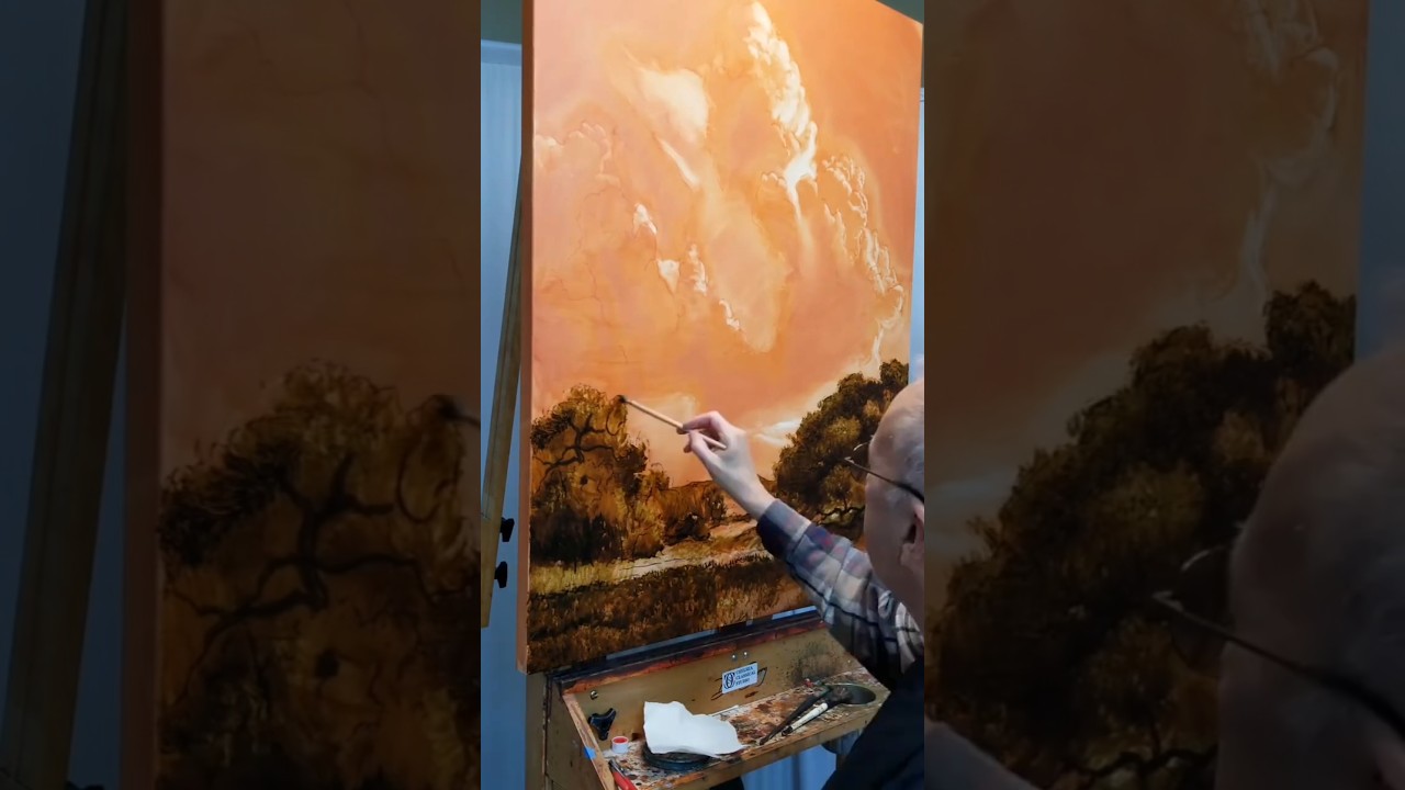 Start with an imprimatura and bypass that big blank canvas!