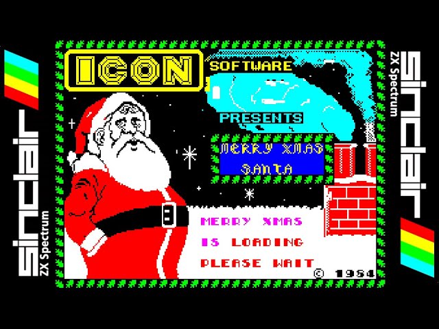 MERRY XMAS SANTA -=Classic Gaming=- Walkthrough, ZX Spectrum - YouTube