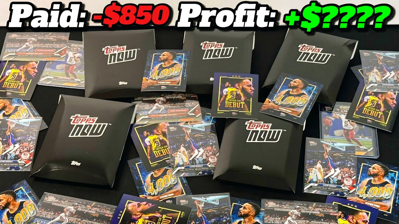 I Made $______ Opening Only Topps Now Packs...