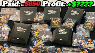 I Spent $850 on Topps Now Cards and Made $_____