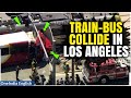 Metro Train and Shuttle Bus Collision: Over 50 Injured in Downtown Los Angeles | Oneindia News