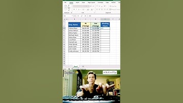 Auto Calculate Working Hours in Excel! ⚡ | Fix Formatting Instantly
