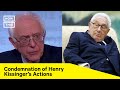 Throwback to bernie sanders condemnation of henry kissingers actions as secretary of state