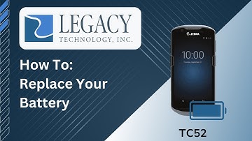 How To: Replace Your Battery | Zebra TC52