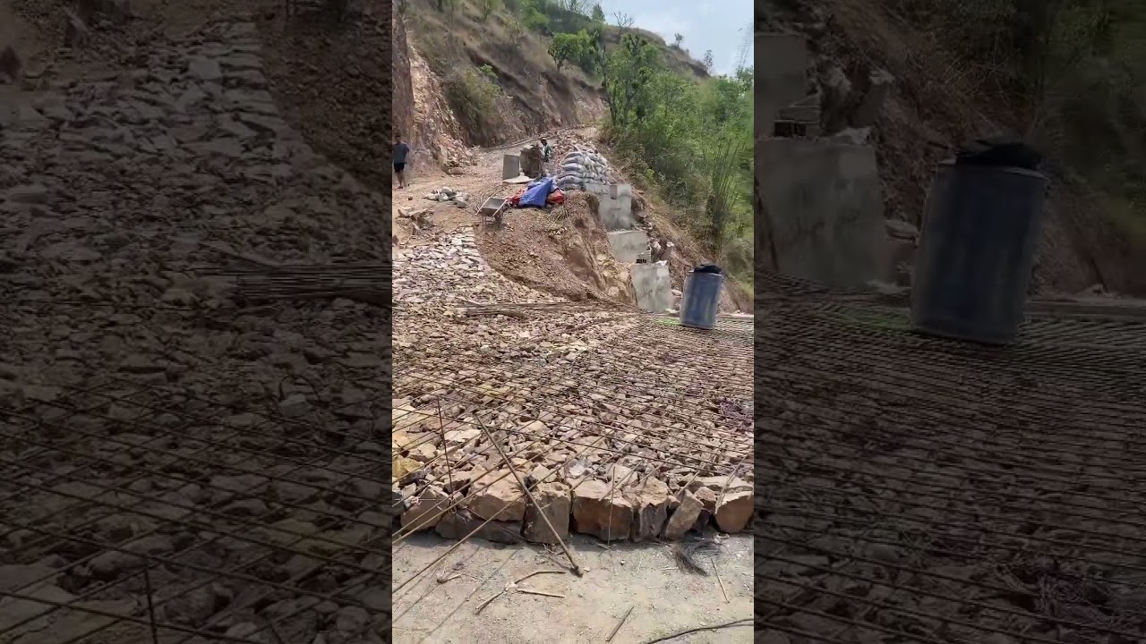 Road construction at urban road!! 