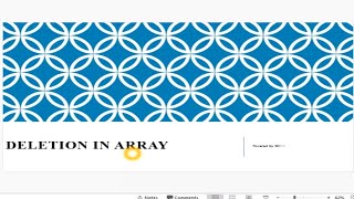 6. Deletion in Array in data structure using c in Hindi Version