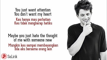Thumbnail of Attention | Charlie Puth (Lirik lagu dan terjemahan)~You just want attention