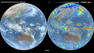 GK-2A(GK2A)  LRIT FD IR105  2020 March 1-10 UTC 4K