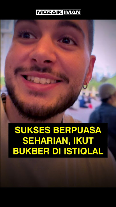 Bule Nonis Italia Sukses Nyobain Berpuasa Sehari Penuh di Indonesia #shorts #hidayah #puasa