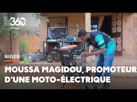 Niger: Moussa Magidou, ingénieur qui expérimente la fabrication de la moto électrique