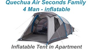 quechua 4 man inflatable tent