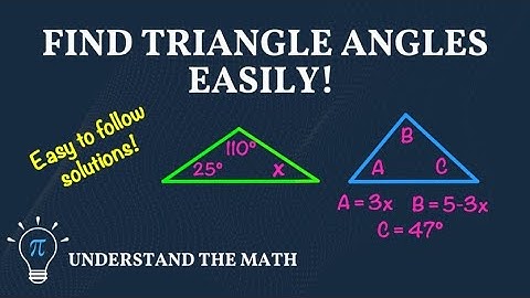 How To Find The Angles In A Triangle: Step-By-Step Examples