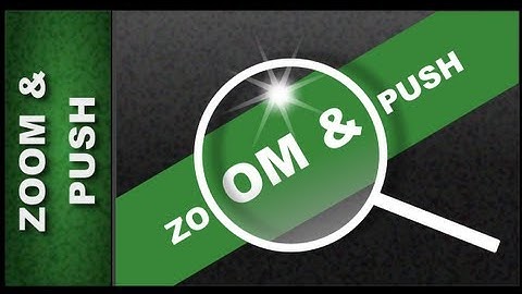 Web Design Tutorials for Xara Web Designer 7 Premium: Zoom Tool and Push Tool Lesson 06