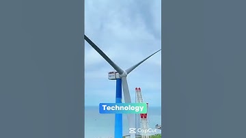 World Largest offshore wind turbine.  #civilconstruction #automobile #heavycivil