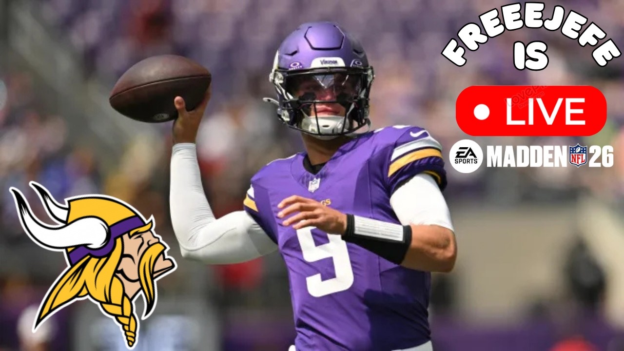 🔴LIVE🔴VIKINGS ONLINE FRANCHISE WEEK 9🔴VS COMMANDERS🔴 (5.603/6,000 SUBS)