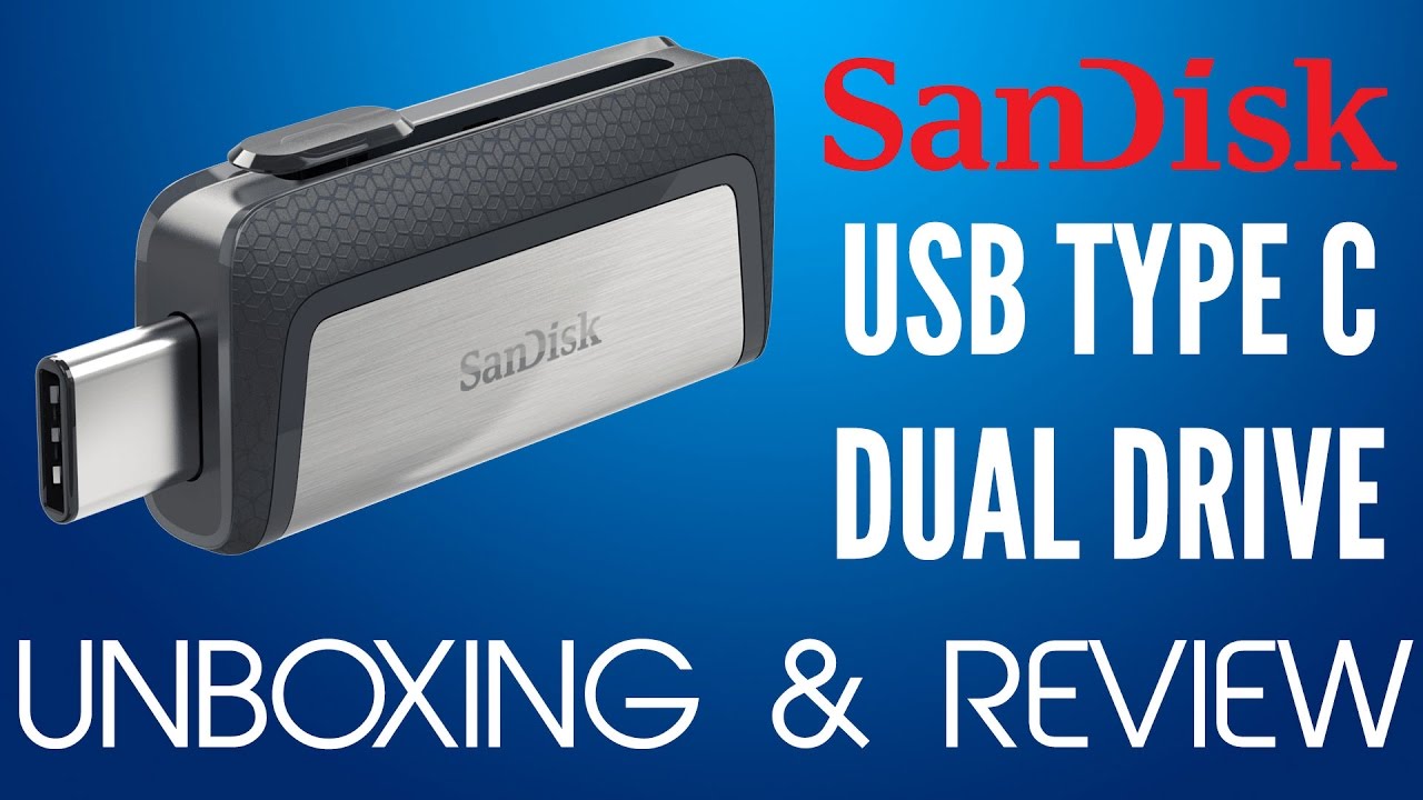 Sandisk Ultra Drive Type C SDDDC2 Unboxing and Review - YouTube