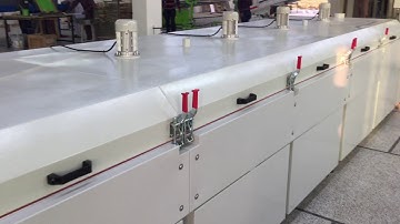IR conveyor drying machine for screen printing