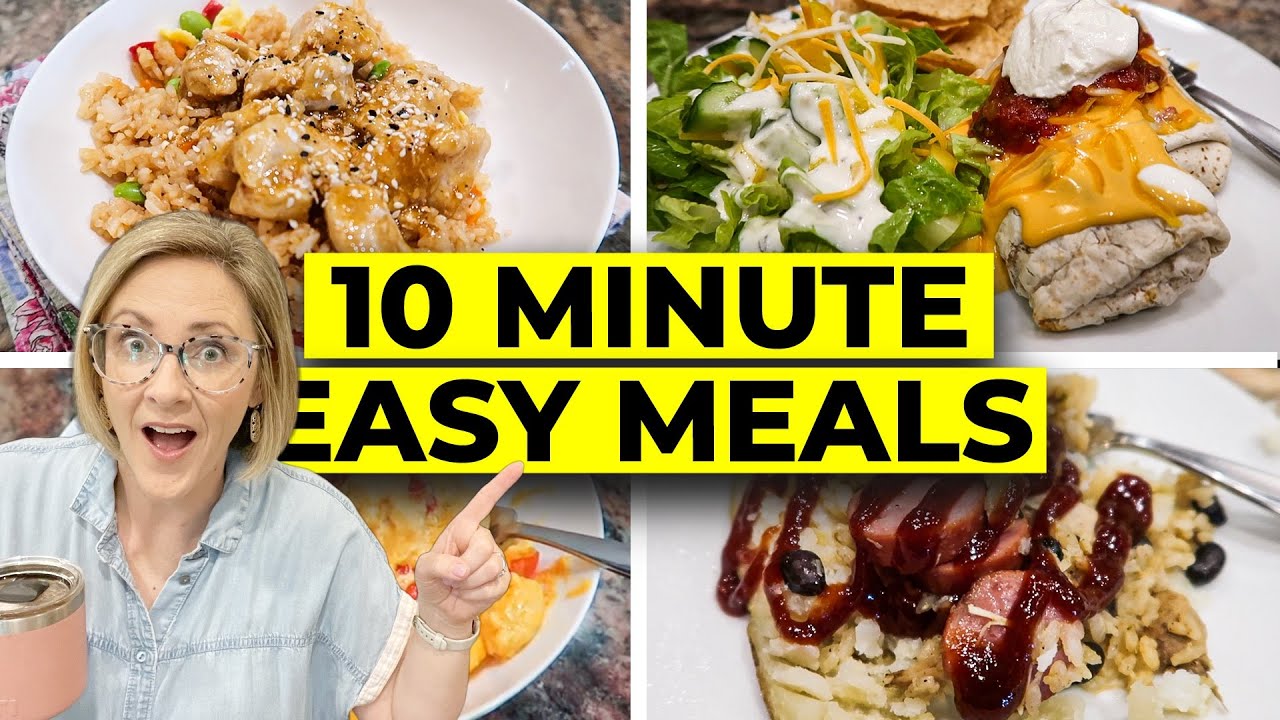 QUICK MEALS that will SAVE YOU MONEY! // SAY NO to the DRIVE THRU // 10 ...