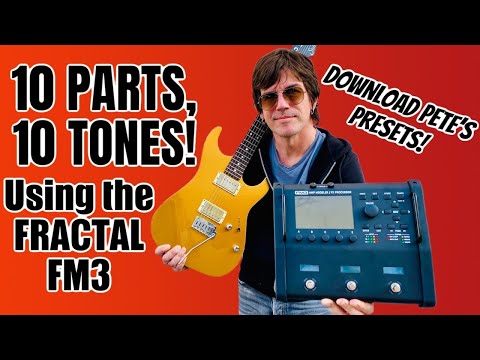 10 PARTS, 10 TONES using the FRACTAL FM3! FREE PRESETS!