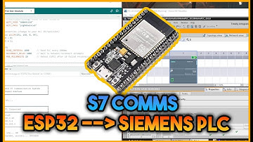 How To Use Siemens PLC S7 Comms with an ESP32