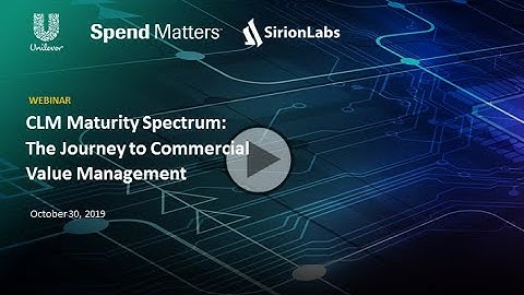 CLM Maturity Spectrum: The Journey to Commercial Value Management