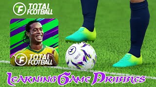 Learning how to dribble in the Total Football game✴️✨🔥