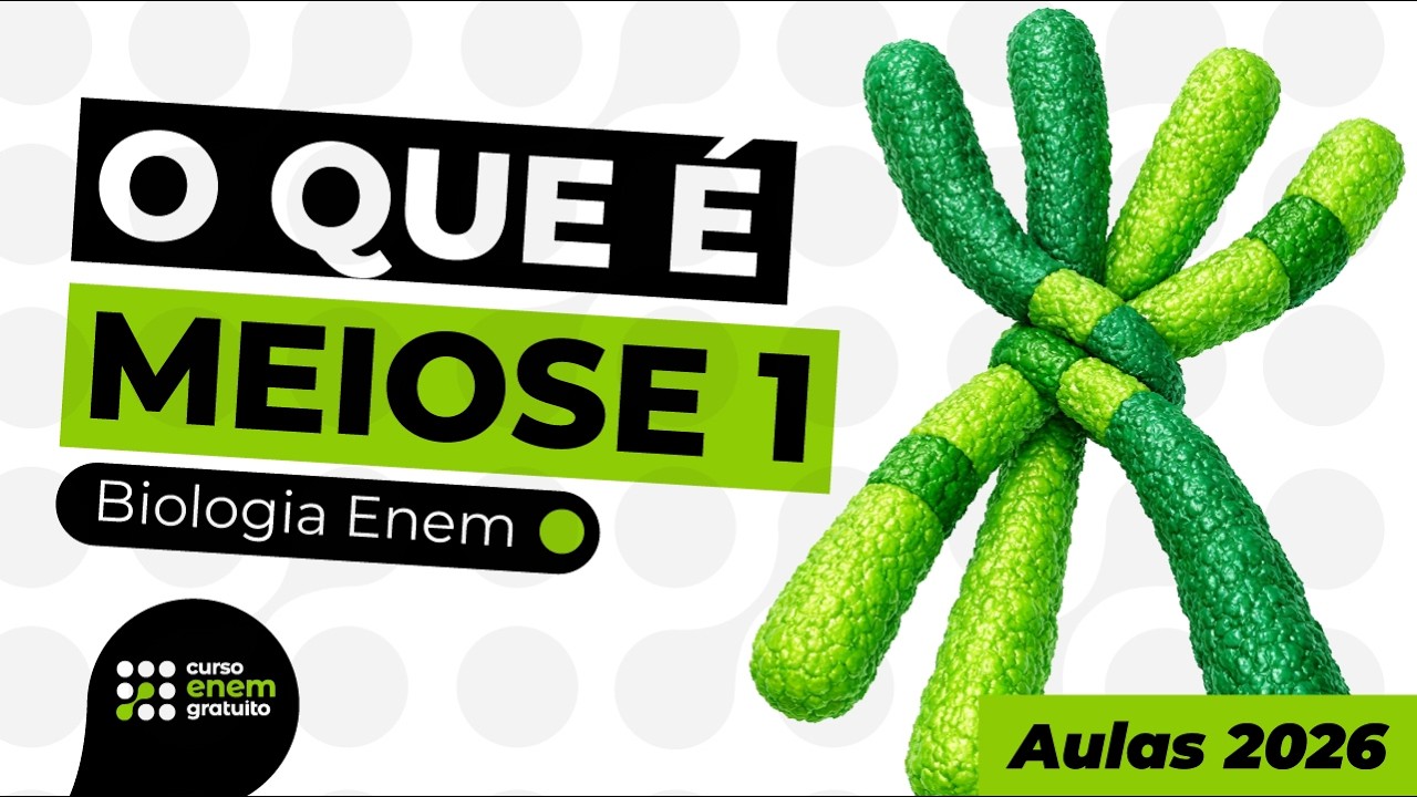 O QUE É MEIOSE 1 | Biologia para o Enem | Cláudia Aguiar