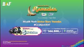 Mudik Naik Motor Baru Yamaha, #CicilAjadiBAF!