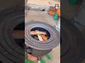 Portable wood stove so that you can eat iron pot stew yourself...