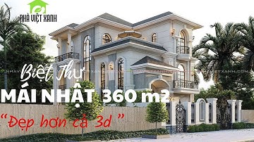 Biệt thự mái Nhật mặt tiền 10m tại Bà Rịa| Mẫu biệt thự đẹp| Thiết kế thi công biệt thự Bà Rịa