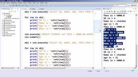 CRUD operations with Sqlite DB with Python