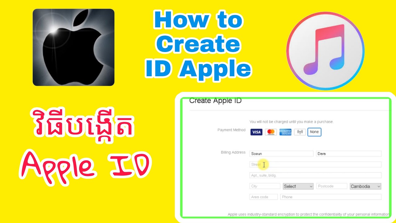 វិធីបង្កើត Apple ID for Iphone , How to Create Apple ID account By Bro
