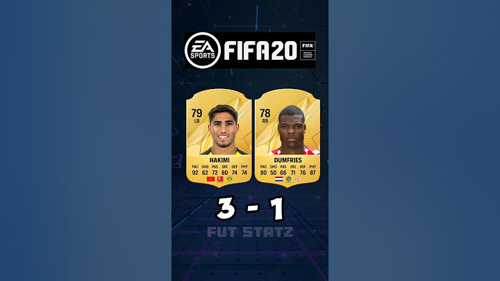 Hakimi vs Dumfries FIFA Evolution #fc25 #fifa #cardfifa
